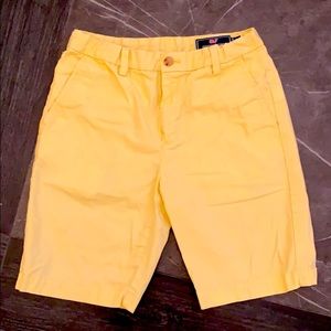 Vineyard Vines boys yellow Breaker shorts